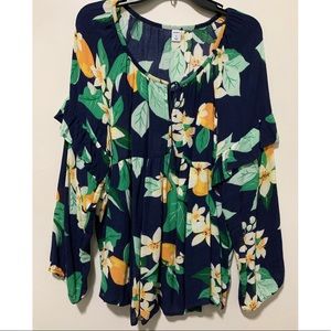 Flowy Flowery Bohemian Blouse🌼💙